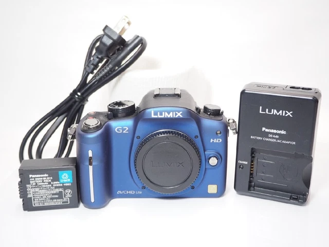 BLUE COLOR PANASONIC Dmc G2 Body Digital Camera Pn5879