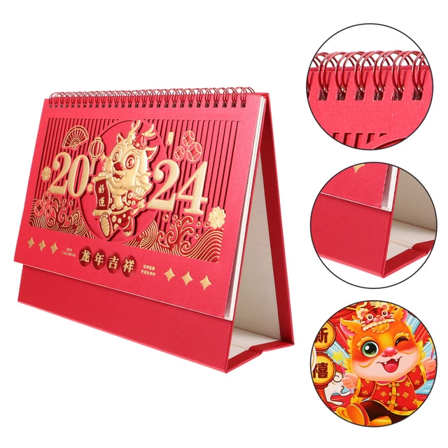 STANDING DESK CALENDAR 2024 2024 Free Standing Calendar Household
