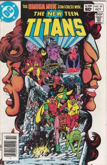 New Teen Titans #24, Vol. 1 (1980-1984) DC Comics, High Grade, Newsstand