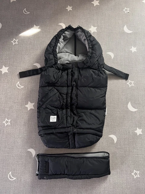 7AM Enfant Blanket B212E Evolution Extendable Footmuff - Black