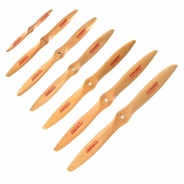 1pcs 2 Blades Propeller 9-23inch Beech Wooden Prop CW for RC Gasoline Airplanes
