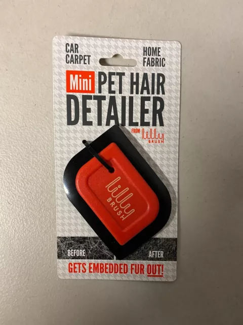 Lilly Brush Mini Pet Hair Detailer Dog Hair Remover, Cat Hair Remover, Pet Hair