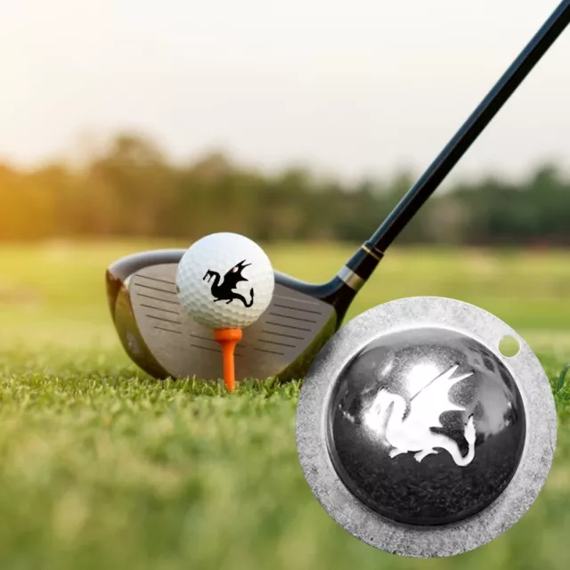 1Pcs DIY Golf Ball Stencil Stainless-Steel Template Golf Ball Custom Marker Tool
