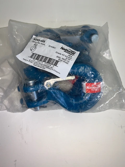 5) National N265-488 Clevis Slip Hook 5/16” 3900 lb *Value Bundle of 5*