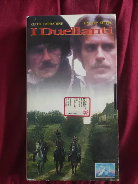 film VHS  I DUELLANTI K. Carradine H. Keitel L'UNITA' CARTONATA 1977  no dvd