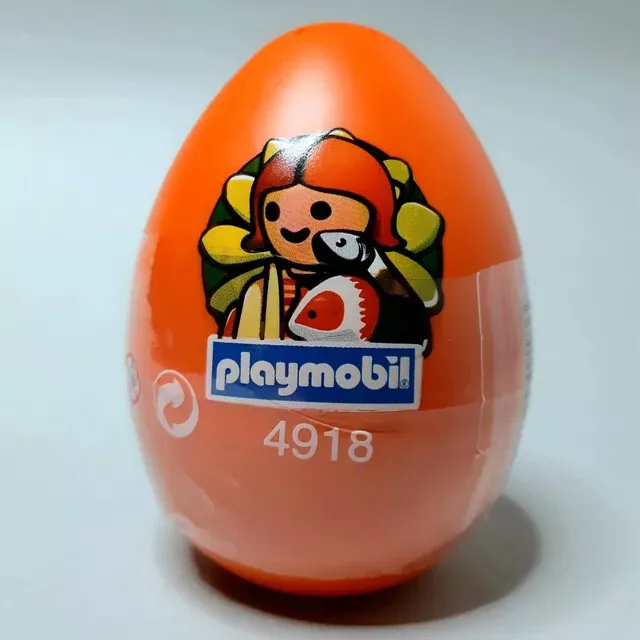 Playmobil 4918 huevo de Pascua naranja Niña con Cobaya Osterei nuevo neu