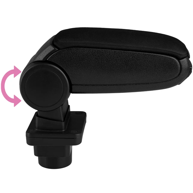 Universal Mittelarmlehne Für Auto - Verstellbare Armauflage Mit Staufach In Kunstleder