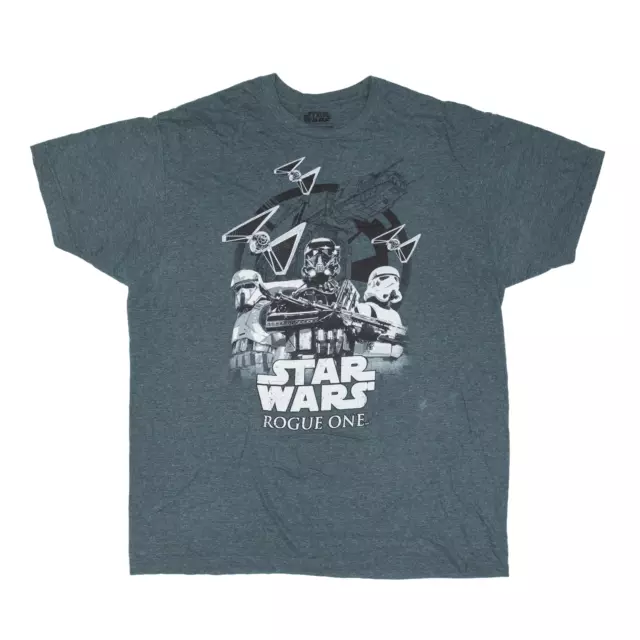 T-shirt Star Wars Rogue One Stormtrooper blu manica corta uomo L