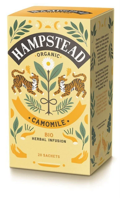 Hampstead Tea Biologico Camomilla Tè 20's