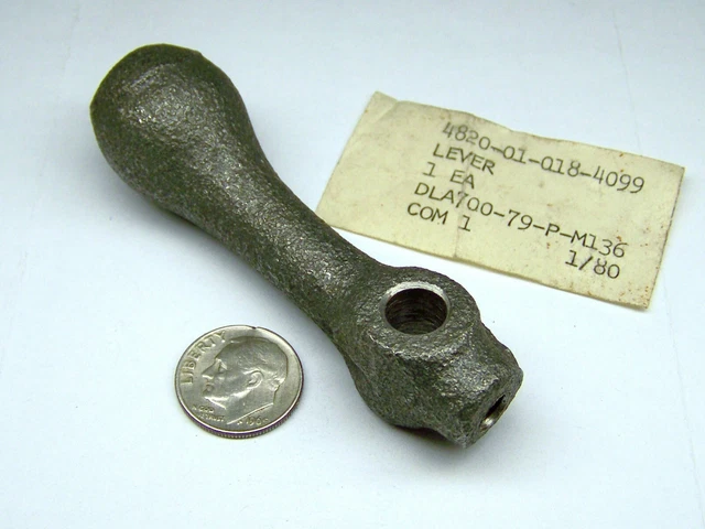 Todd Combustion L422 Nos Navy Ship 1200 Psi Boiler Manual Control Lever Steel 3"