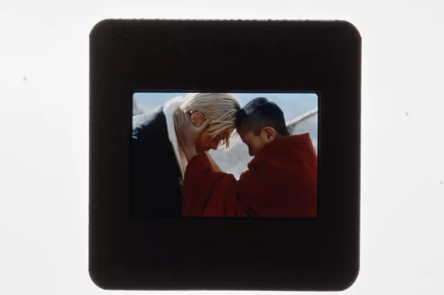 Seven Years in Tibet Brad Pitt Wangchuk 1997 film dia slide photo 35mm