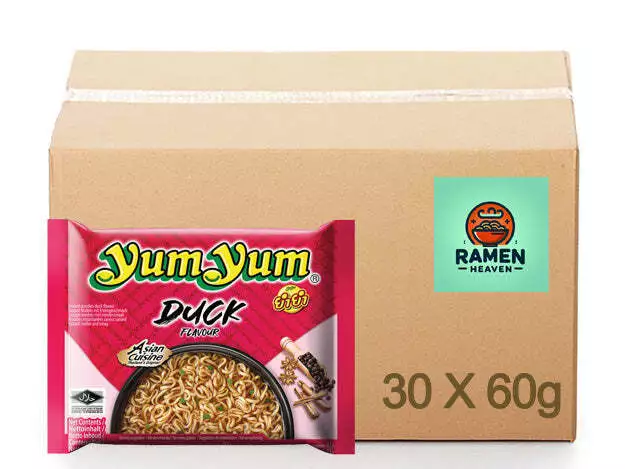 1 Karton Yum Yum Ente Instant Nudelsuppen – 60g pro Packung / 30 Stk.