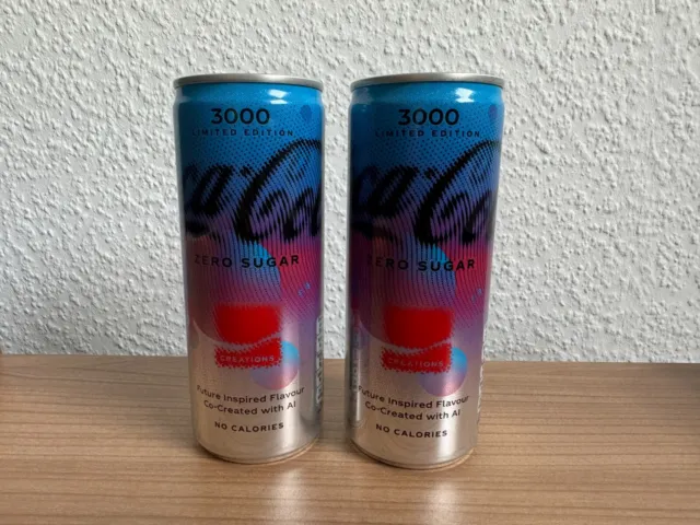 Coca Cola Coke 3000 KI Limited Edition 2er je 250ml inkl. niederländ. Pfand -NEU