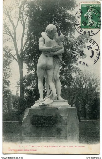 CPA-Carte postale-France-Toulouse - Statue "Le Retour" par Seysses-1908 (CP1643