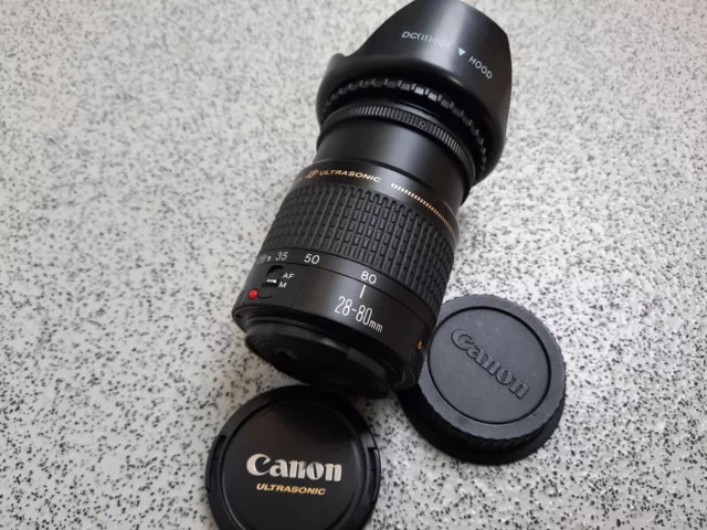 Canon EF 28–80 mm 1:3,5–5,6 III Ultraschall-Zoom-Objektiv für Canon EOS DSLR, SLR