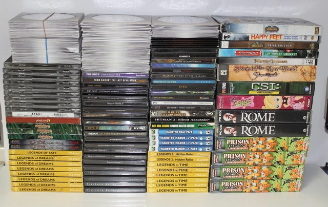 PC GAMES LOT, 16 CD Cd-rom Games, Windows 95 98 XP $24.88 - PicClick