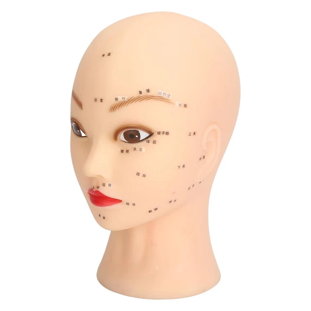 Soft Mannequin Head Realistic Skin Texture Eyelash Extension Mannequin Head Ecm