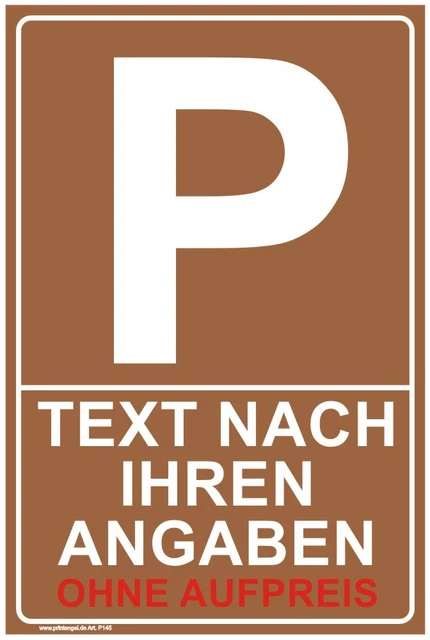 Parkverbotschilder Und Hinweisschilder In Top Qualität - Foto 7