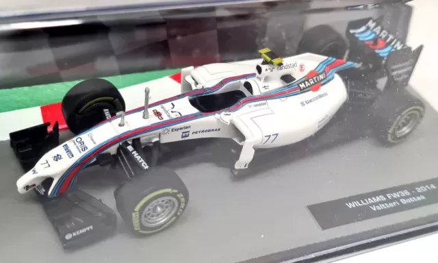 Atlas 1/43 - Williams FW36 2014 Valtteri Bottas #77 Diecast Model F1 Car