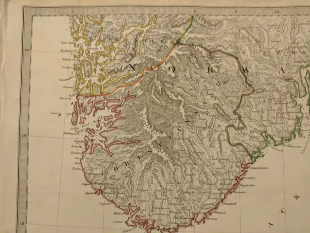 1833 SDUK: Map of Denmark and part of Norway