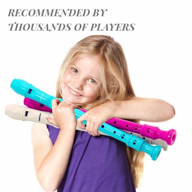 CLISPEED 2 Kinderklarinetten Aus Harz - 8-Loch Einsteiger Blockflöten Für Musikunterricht