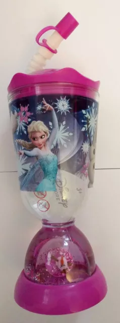 Disney Frozen Elsa Anna Olaf Kid's Snow Globe Dome Tumbler