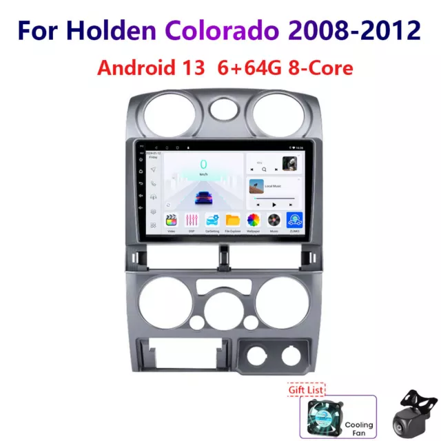 Wireless Carplay 6-64GB Android13 For Holden Colorado 2008-12 Car Radio GPS WIFI