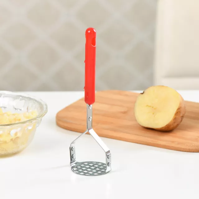 Fruit Smasher Non-slip Easy to Clean Stainless Steel Hand Plate Food Masher