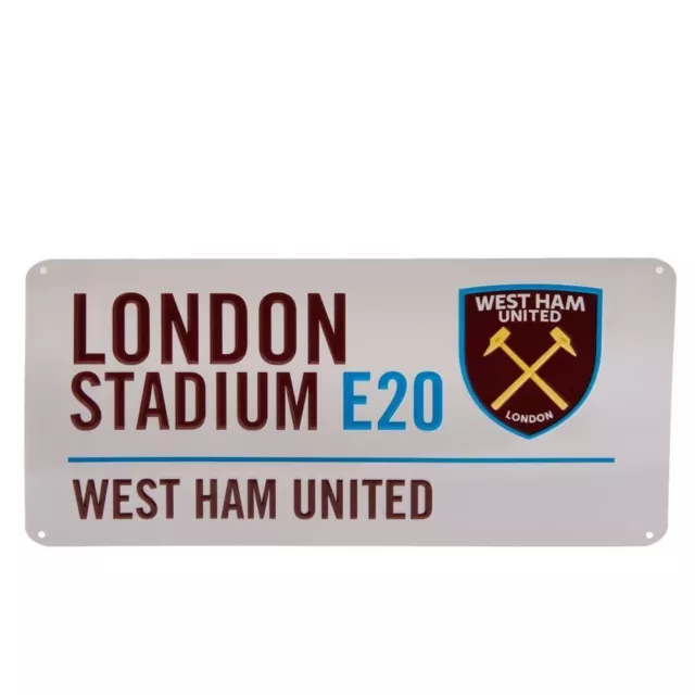 West Ham United FC Street Sign - New Official Club Merchandise