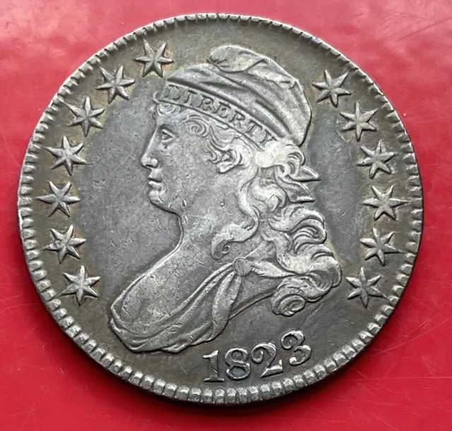 1823 Capped Bust Half Dollar 50C - O-104, R-3