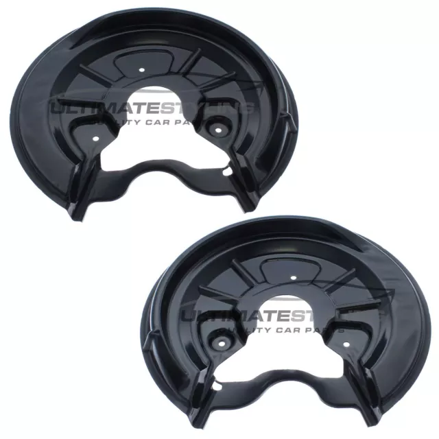 Brake Disc Dust Shields Covers Plates VW Golf Mk5 Hatchback 2003-2009 Rear Pair