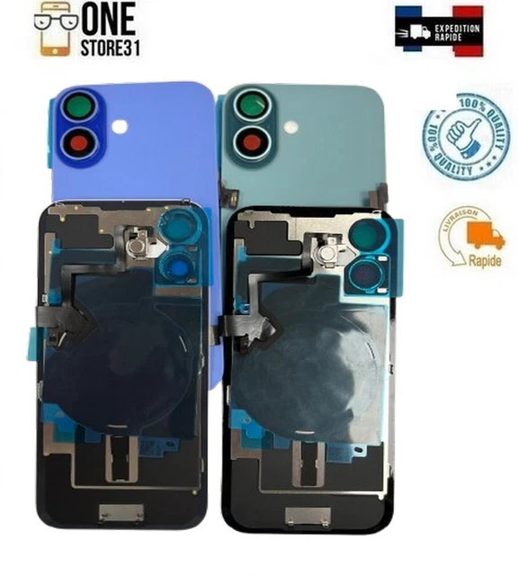 Adhésif Arrière Pour IPhone 8 – Châssis Nu Avec Logo, Plusieurs Couleurs Au Choix