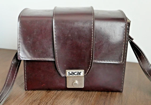 Sacoche En Cuir Pour Caméra EUMIG Vintage – Étui Ancien Pour Photographe Rétro