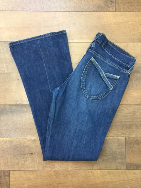 Old Navy Jeans "Lowest Rise" Womens Size 8 x 31 Stretch Denim Great Looking 2