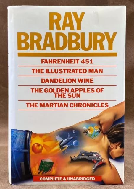 Ray Bradbury FAHRENHEIT 451, THE ILLUSTRATED MAN, DANDELION WINE, THE GOLDEN APP