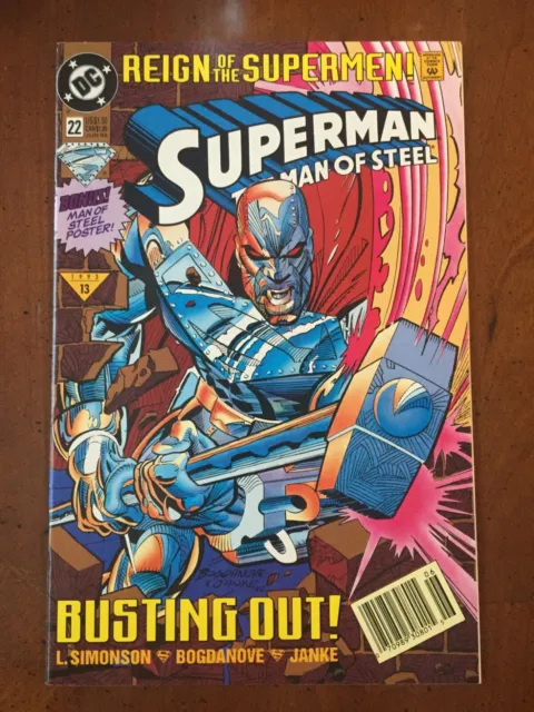 DC Superman Man of Steel Issue # 22 June 1993