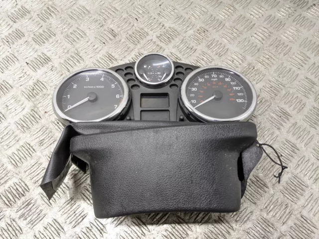 PEUGEOT 207 Urban MK1 5DR Hayon 2007 Speedo Horloges & Rev Compteur 9662904180