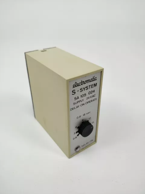 Electromatic SA 105 024 S-SYSTEM Delay On Operate 0.8-18sec