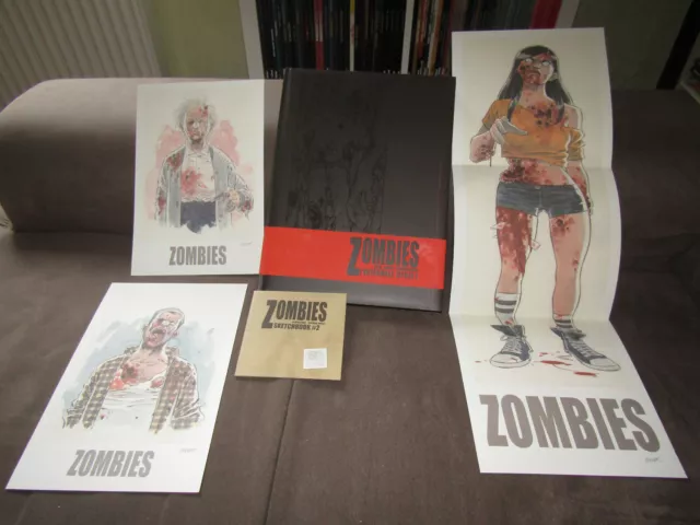 🤩🙏🏎️intégrale tirage de tête ZOMBIES :3 exlibis signés+ sketchbook 2🤩🌈🏎️❤️