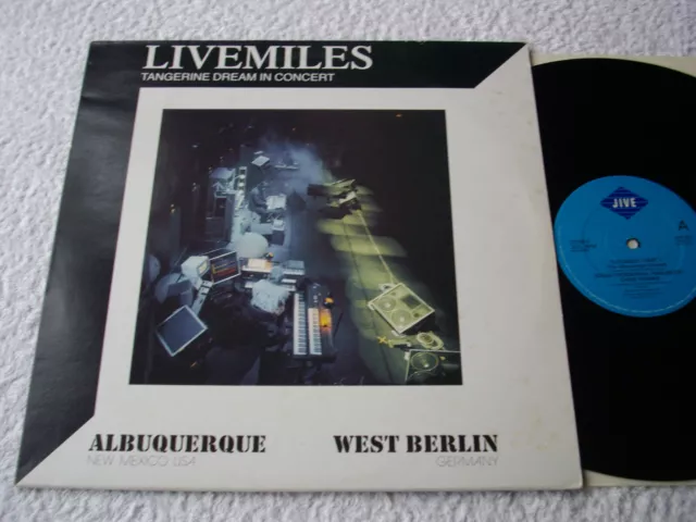 Tangerine Dream ‎–  Livemiles ,  Jive ‎– HIP 62 , Vinyl, LP, Album, UK