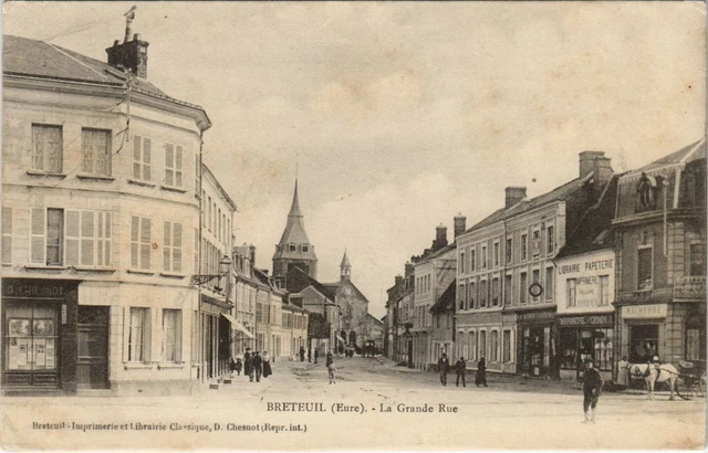 CPA BRETEUIL-sur-ITON La Grande Rue (1148773)