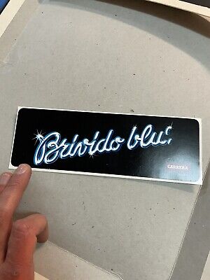Adesivo Vintage Carrera Brivido Blu 