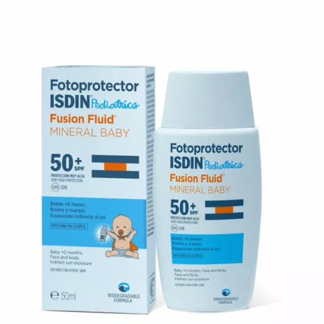 FOTOPROTECTOR ISDIN PEDIATRICS FUSION FLUID MINERAL BABY SPF50+ 50ml 178899