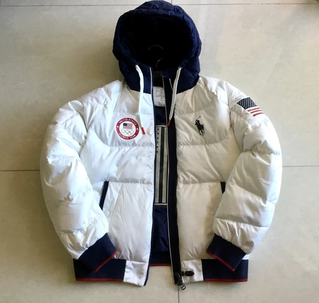 POLO RALPH LAUREN 2018 USA Olympic Heated Down Jacket RRL 1992 Stadium