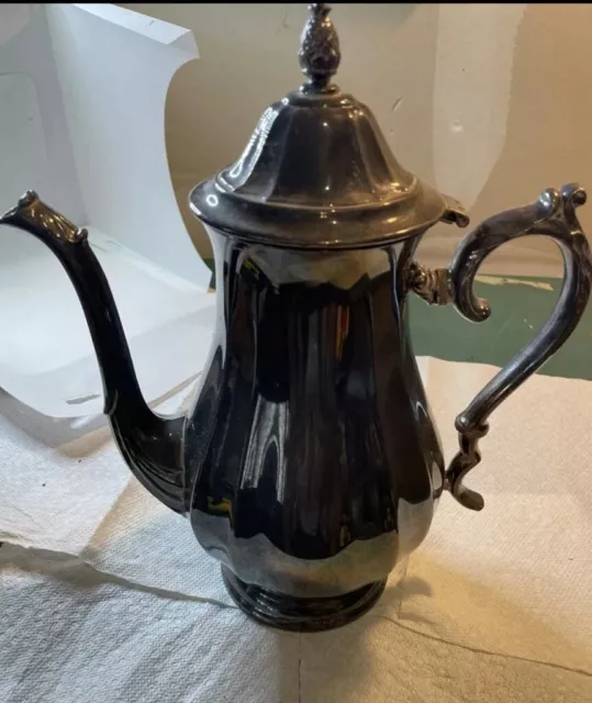 Vintage International Silver Company Camille Silverplate Teapot