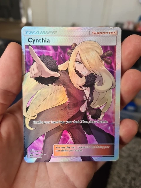 POKEMON TCG ULTRA Prism Cynthia Card 148-156 Full Art Trainer - Mp 114.99  - PicClick UK