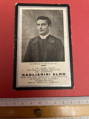 LUTTINO Gagliarini Aldo RAVENNA Seminario Arcivescovile- 1907 