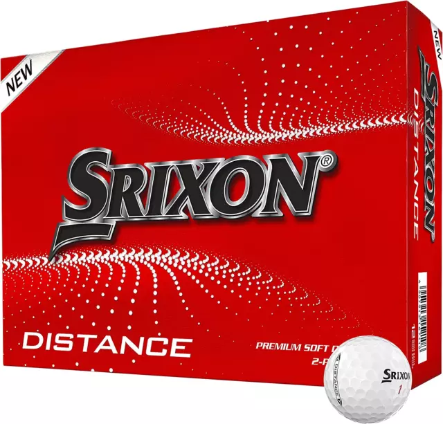 Srixon Distance 10 (NEW MODEL) - Dozen Golf Balls - High Velocity and Responsive