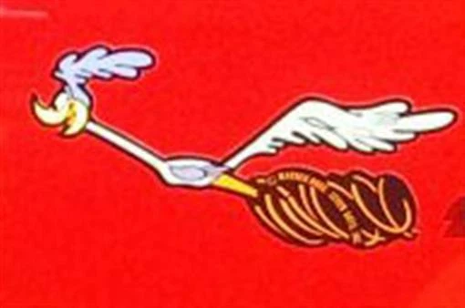NEW Mopar 1969-73 Road Runner Left Door Bird Decal