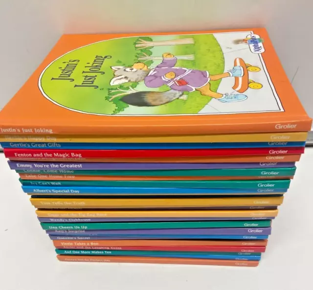 COMPLETE SERIES ALPHAPETS 30  Grolier Children's Books A-Z HARDCOVER BOOK Lot